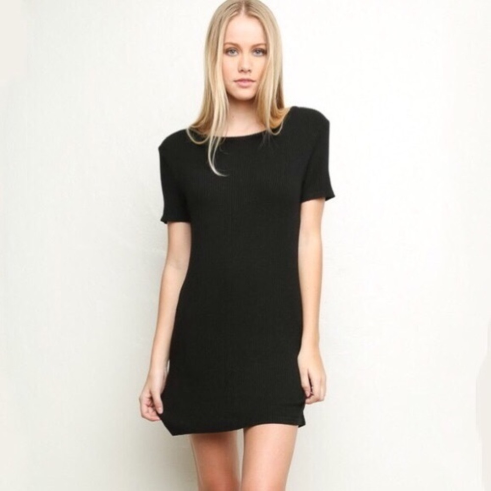 Black T-shirt Dress
